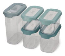 CupboardStore™ 5-piece in-cupboard storage container set with scoop