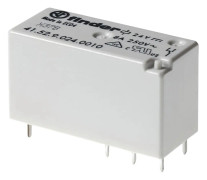 Finder, 230V ac DPDT Power Relay Module, PCB Pin Terminal , PCB Mount