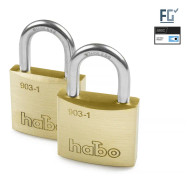 Hänglås Habo 2-pack