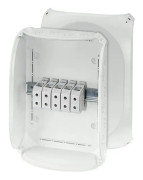 grå, IP66, glasfiber, 16-50 mm²