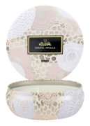 Santal Vanille 3 Wick Tin Doftljus