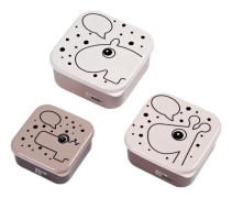 Done By Deer Snack Box 3-pack Contour (Rosa)