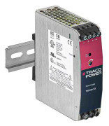 TRACOPOWER TIB 080 DIN Rail Panel Mount Power Supply with Alternative Side-Mounting for Flat Panels, Back Power