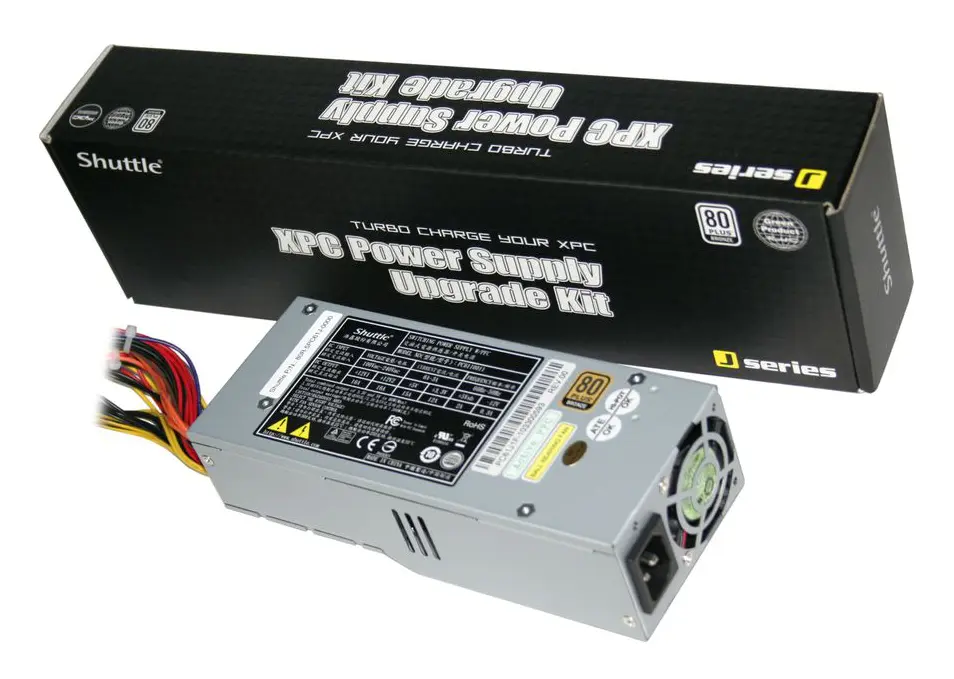 SHUTTLE 300W silent nätdel, för XPC, 80plus