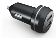 Dual USB Laddare 12/24V 4.8A - Champion