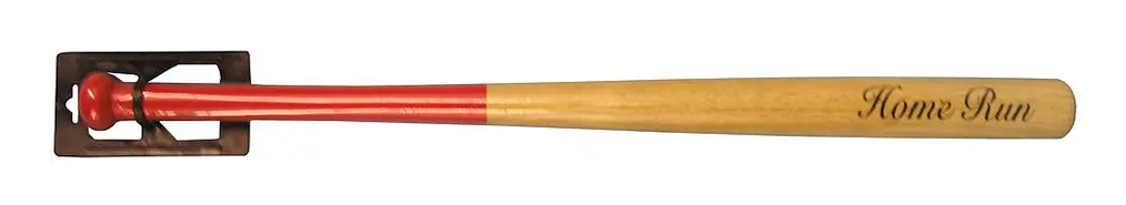 Baseball Bat Wood 30" Natural Red