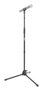 Tiger Straight Microphone Stand with Tripod Base - Adjustable Mic Stand - Black