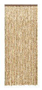 vidaXL Insektsdraperi beige och brun 56x185 cm chenille