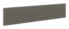 vidaXL Gabionmur galvaniserat stål 900x30x200 cm