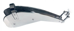 Ankarrulle gjuten aisi 316 med kättingstop 5-10 kg ankare