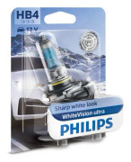 Halogenlampa PHILIPS WhiteVision ultra Hb4 P22d - bmw, honda, subaru, alpina, infiniti, seat, mitsubishi, kia, nissan, toyota, vw, mazda, mercedes-ben