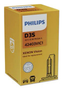 Xenonlampa PHILIPS Xenon Vision D3s PK32d-5 - land rover, jeep, volvo, dodge, seat, kia, chevrolet, porsche, vw, mercedes-benz, jaguar, opel, vauxhall