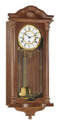 Hermle Fulham Pendulum Mechanical Wall Clock - Walnut - Westminster Chime