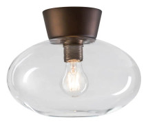 Belid Bullo Plafond Oxid/Klar Glas Ø270