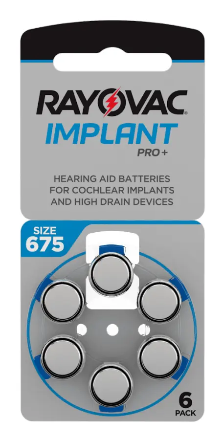 Batterier Stl 675 Cochlear Implant Pro