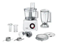 Bosch MC812W501, 3,9 l, Vit, Rotations-, Vispning, Blanda, Hackning, Skärande, Mixning, Puré, 1,5 l, CE, EAC, VDE