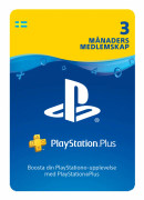 PSN Plus Card 3m Subscription SE (PS3/PS4/Vita)