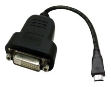  ACCELL adapterkabel, mini HDMI till DVI-D adapter, 0,19m, svart