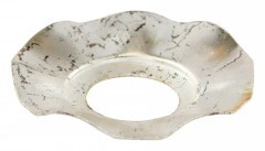 Ljusmanschett Vågig Champagne 6cm