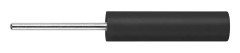 LB 4-1.5 S Ni / 20 / SW - Laboratorieuttag, ø4mm, Svart, 20A, 1kV, Nickelpläterad, Schützinger