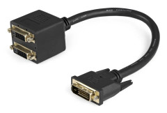 STARTECH 30cm DVI-D to 2x DVI-D Digital Video Splitter Cable - M/F