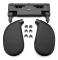 Detachable U-Shaped Car Headrest Pillow - Black