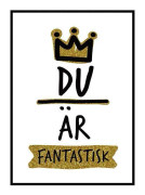 Du är fantastisk