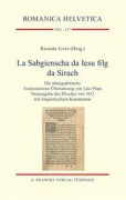 La Sabgienscha da Iesu filg da Sirach