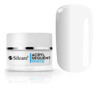 24 gram akrylpulver - Silcare - Sequent Acryl Lux - White