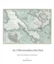 En 1700-talsordlista från Piteå