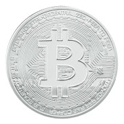Silverpläterad BitCoin