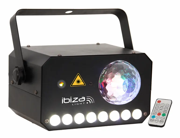 Ibiza laser + LED ljuseffekt