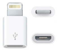  Apple Lightning till Micro-USB Adapter - Vit
