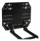 vidaXL Snöplog för ATV 120x38 cm svart
