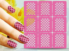 Nagelmallar - Olika designs , Vinylstickers
