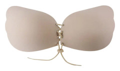 Självhäftande Push-Up bh, Osynligt stöd - Beige
