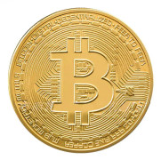  Guldpläterad BitCoin