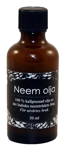 Neem olja kallpressad, 50 ml