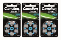 Hörapparatsbatterier 675 Blå 12-pack , Camelion batteri