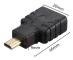 Guldpläterad Micro-HDMI till HDMI Adapter