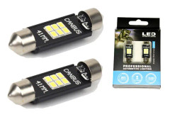 Canbus C5W 41mm 42mm spollampa Led 3020SMD 6000K 2-pack festoon