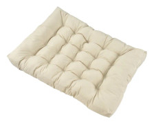 [en.casa] Sittdyna till lastpallar-120x80x12cm-beige-inom/utomhusbruk