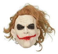 Mask Latex Joker med hår