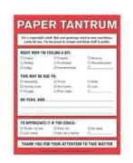 Knock Knock Paper Tantrum Nifty Notes
