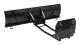 vidaXL Snöplog för ATV 150x38 cm svart