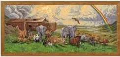 Broderikit Tavla Noas ark