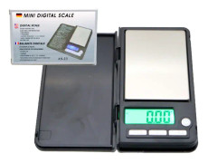 Digital våg 500g inkl. batteri pocketscale Ultrakompakt design