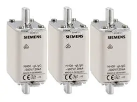 Siemens 3NA3805 NH säkring Säkringsstorlek = 000 16 A 500 V/AC, 250 V/AC 3 st