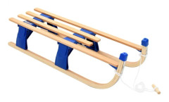 Hopfällbar kälke trä 110 cm