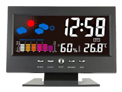  Digital LED Klocka, Alarm, Temp och Datum